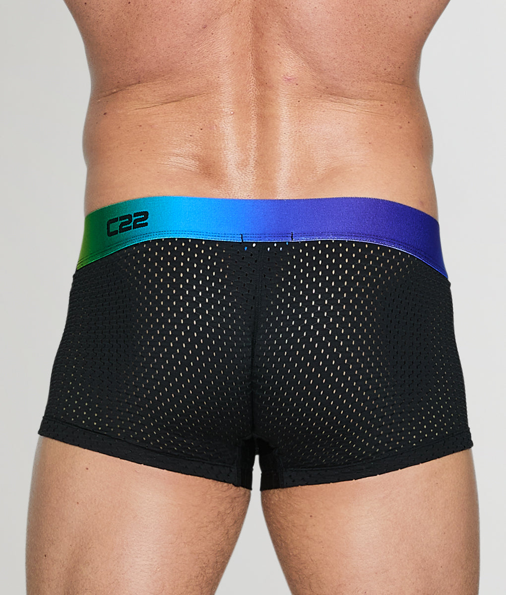 CODE 22 Pride Mesh Trunk Black