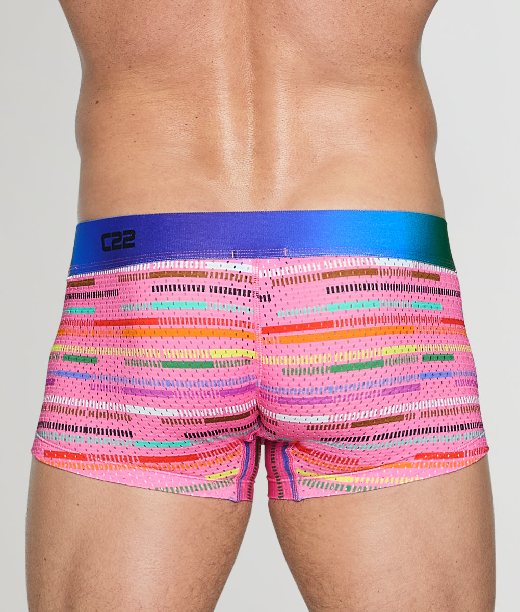 CODE 22 Pride Mesh Trunk Pink