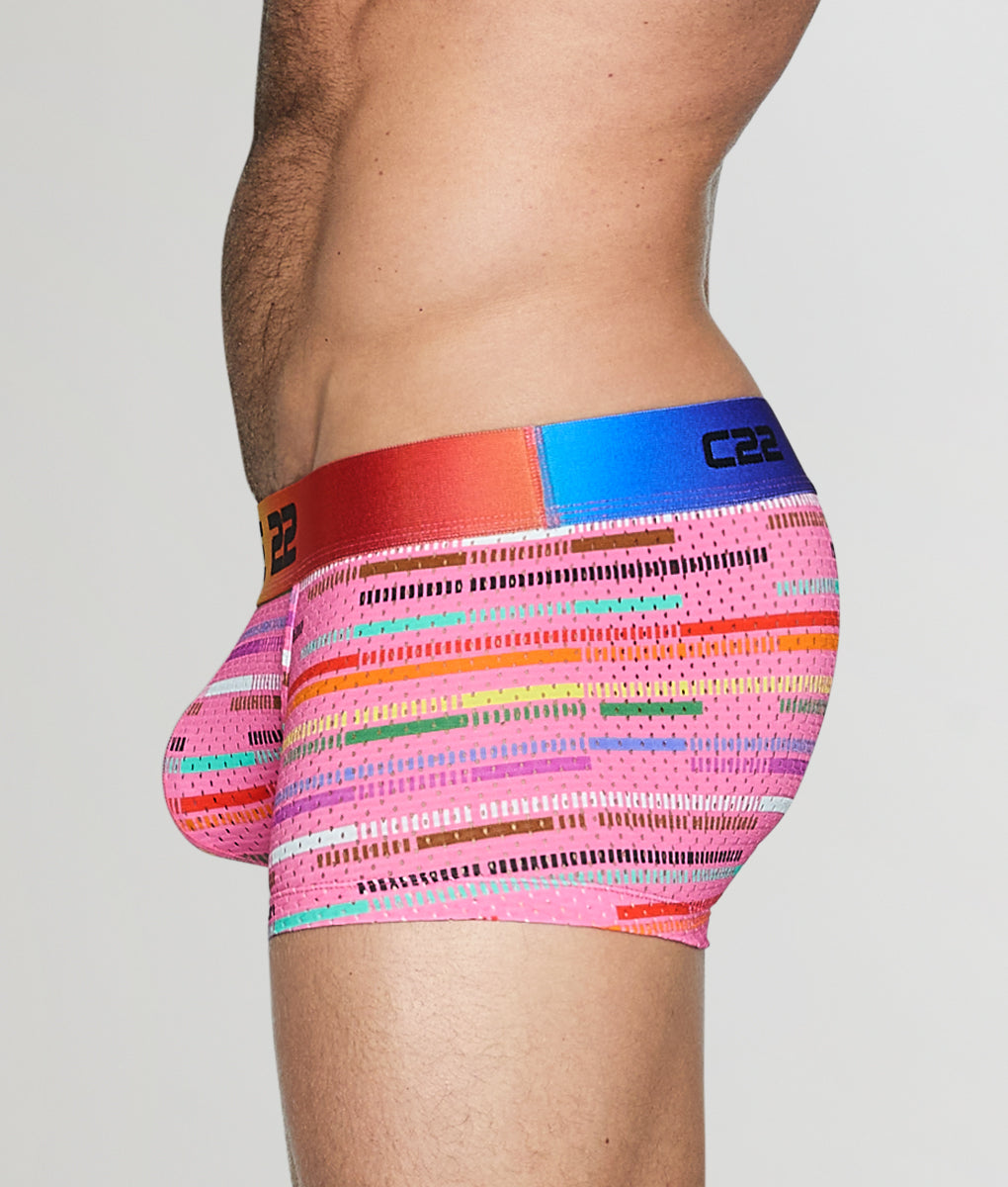 CODE 22 Pride Mesh Trunk Pink