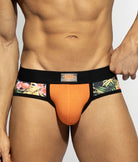 ES Collection Flowery Panel Brief Orange
