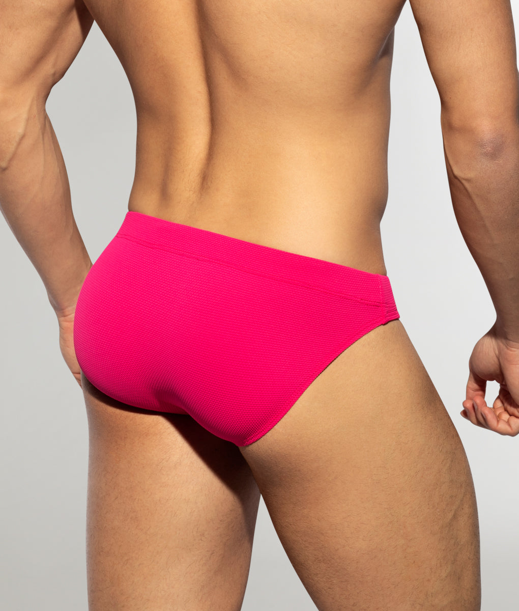 ES Collection Pique Swim Brief Fuschia