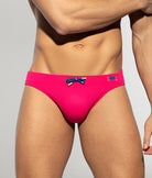 ES Collection Pique Swim Brief Fuschia