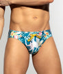ES Collection Hawaiian Swim Brief Cobalt