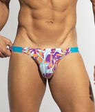 ES Collection Garden Rib Bikini Brief Turquoise