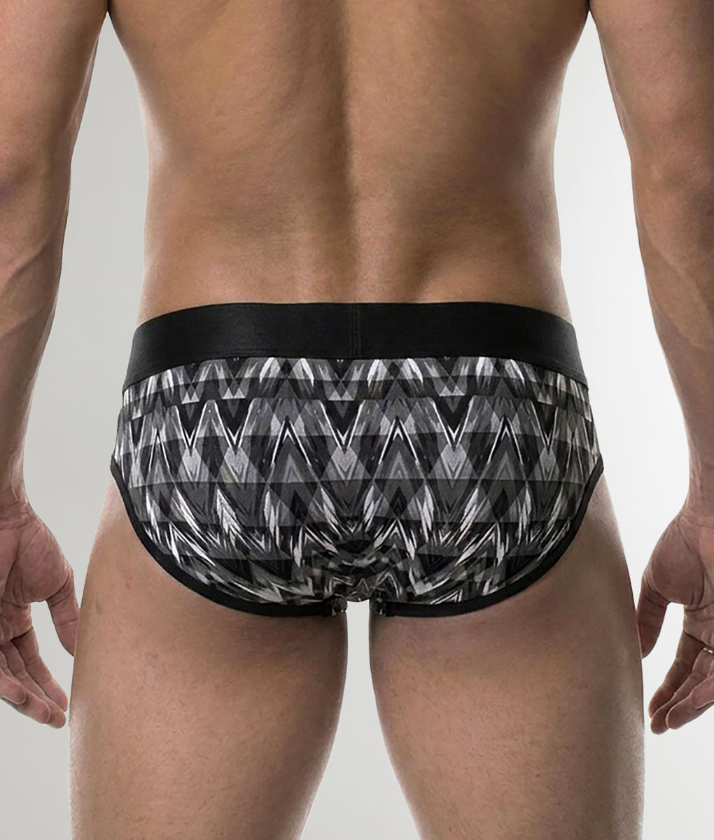 Geronimo Modern Mosaic Brief Black