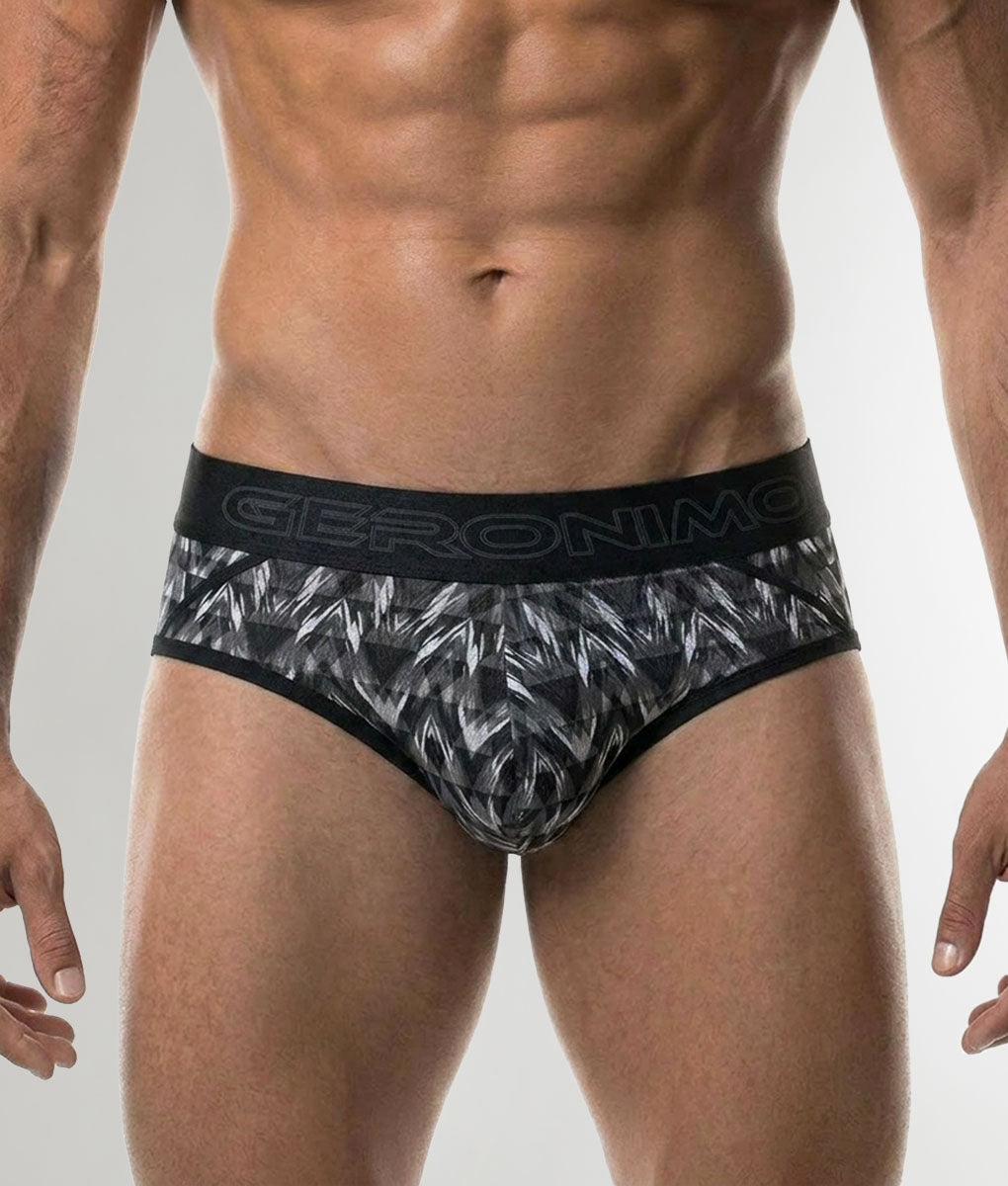 Geronimo Modern Mosaic Brief Black