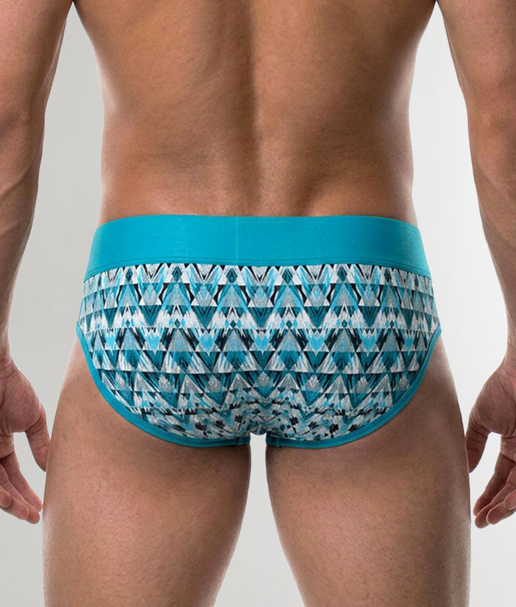 Geronimo Modern Mosaic Brief Turquoise