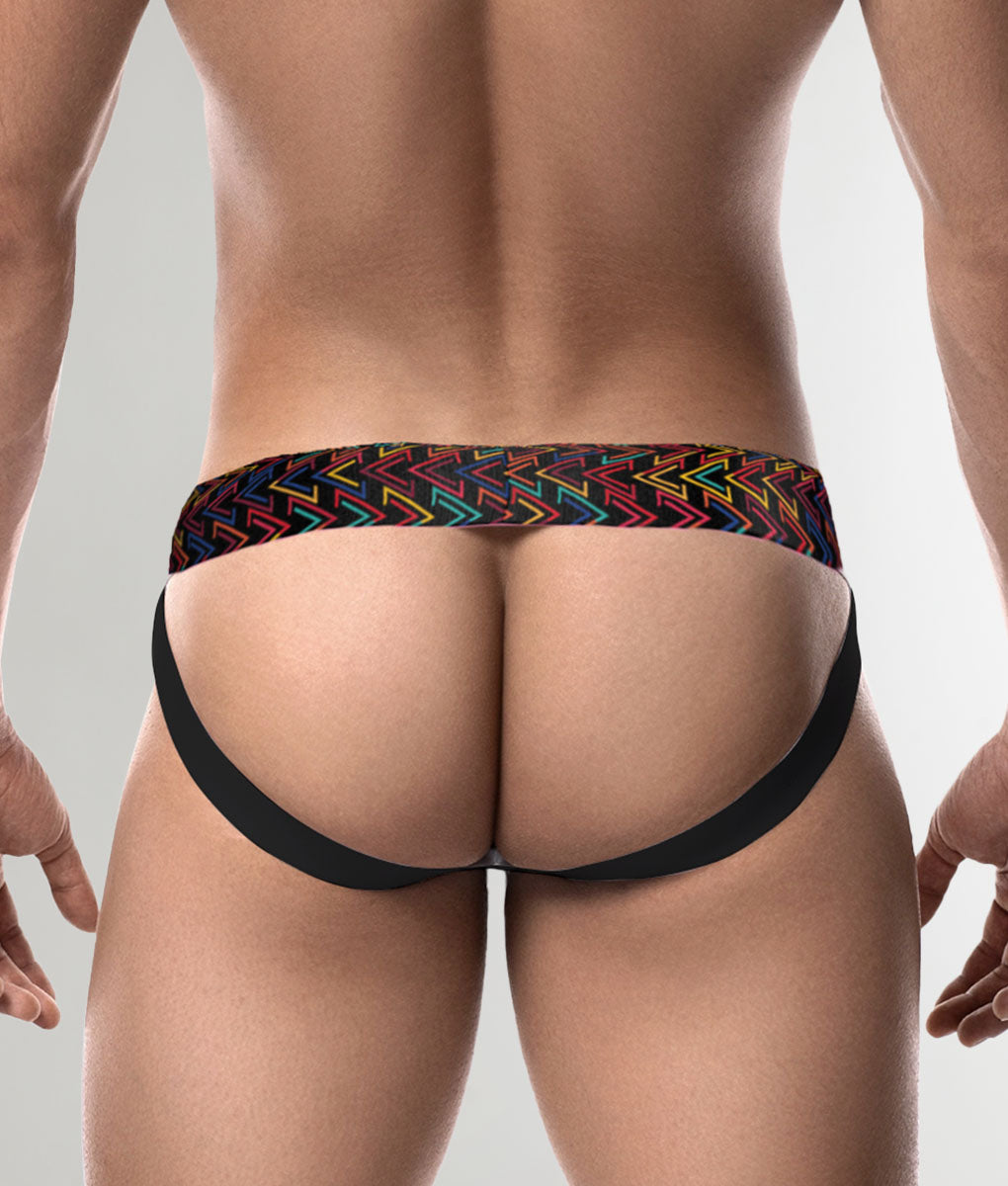 Geronimo Vibe Jockstrap - men's cotton modal jockstrap underwear, back view