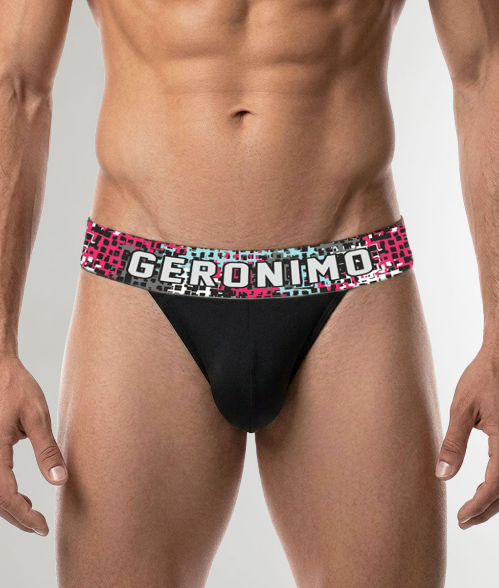 Geronimo Prism Jockstrap Black