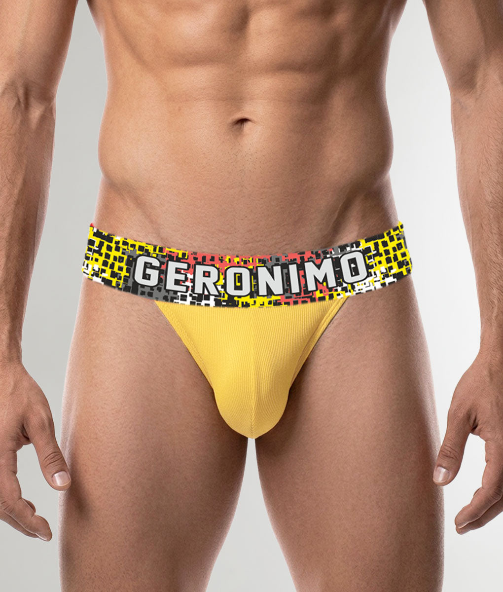 Geronimo Prism Jockstrap Yellow