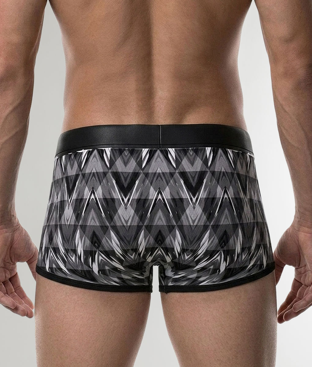 Geronimo Modern Mosaic Trunk Black