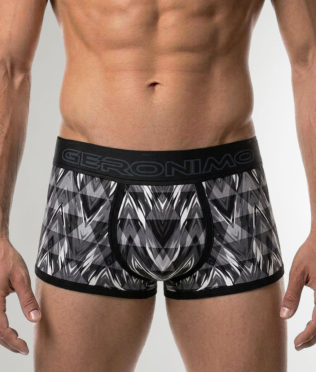 Geronimo Modern Mosaic Trunk Black