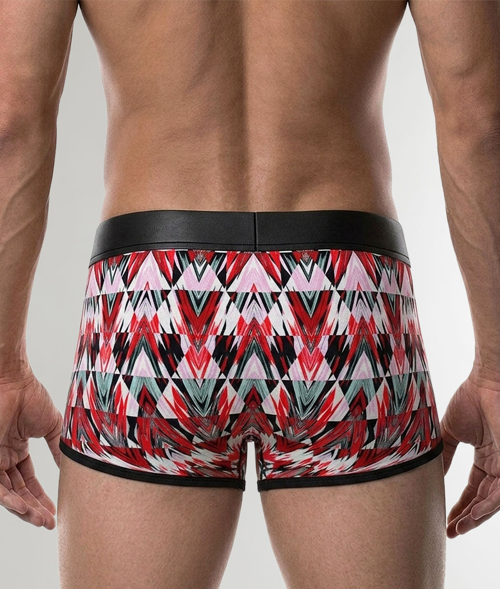 Geronimo Modern Mosaic Trunk Red