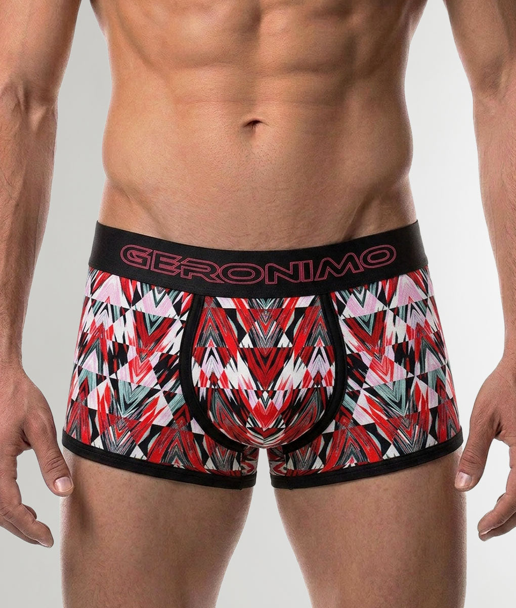 Geronimo Modern Mosaic Trunk Red