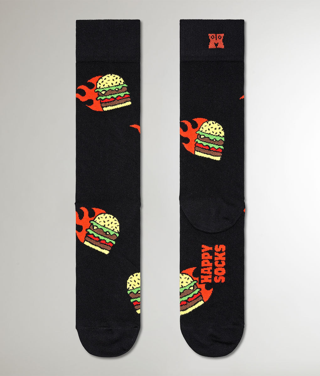Happy Socks Flaming Burger Sock Flaming-burger