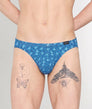 HOM Beach Comber Comfort Micro Brief Blue Print