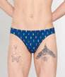 HOM Calcio Swim Micro Brief Navy Print