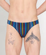 HOM Marni Swim Micro Brief Multicolor Stripes