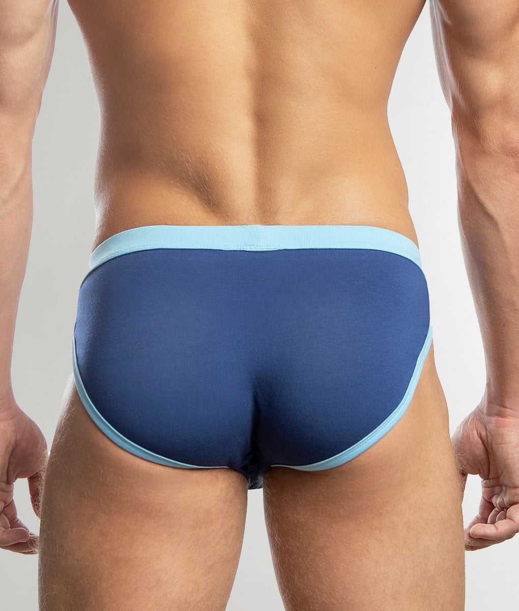Jack Adams Modal Muscle Sport Cut Brief Grey-yellow