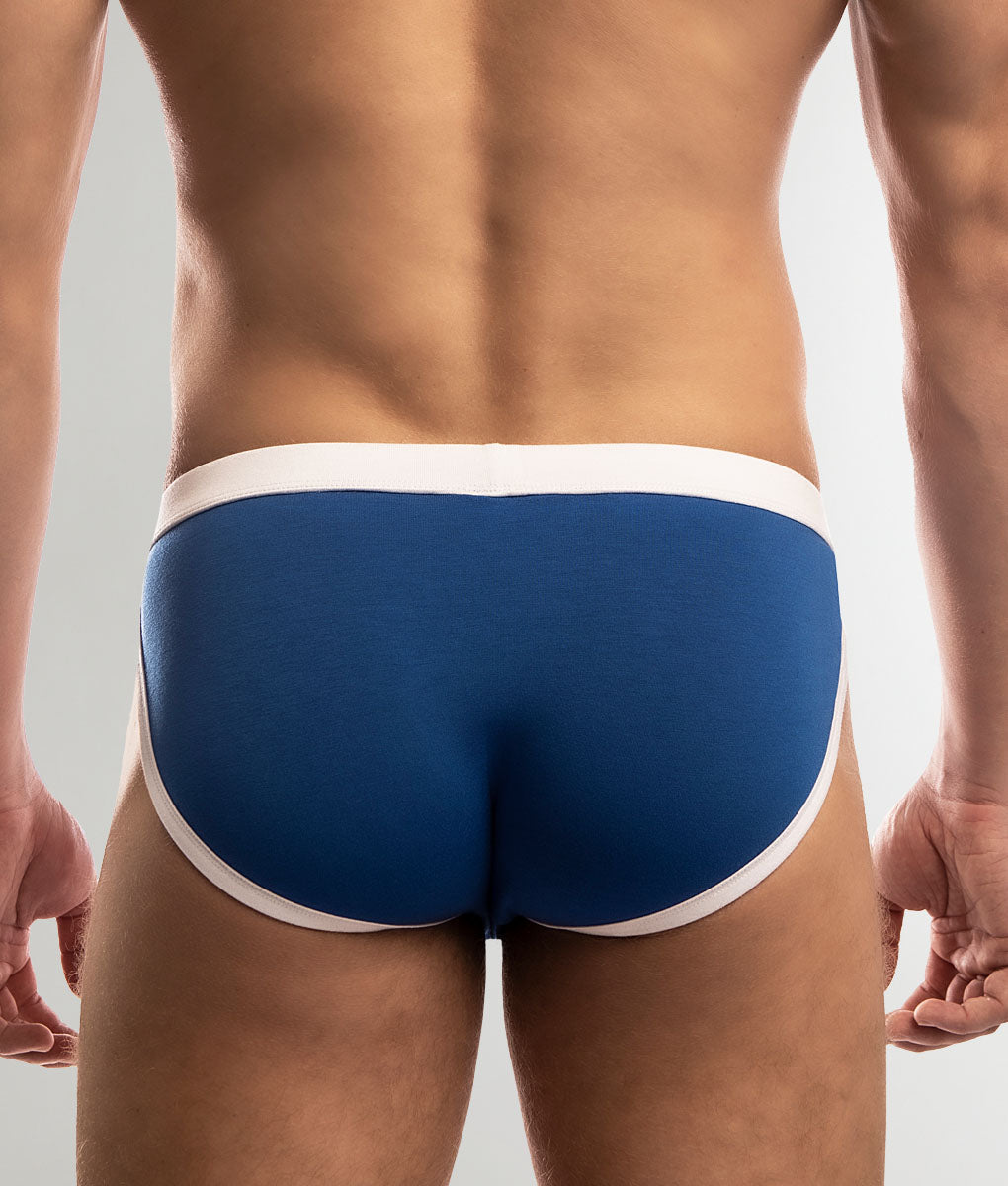 Jack Adams Modal Muscle Sport Cut Brief Klein-royal-white