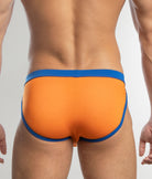 Jack Adams Modal Muscle Sport Cut Brief Orange-royal