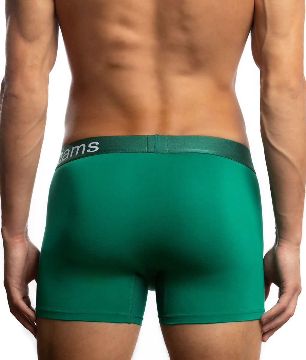 Jack Adams Bamboo Boxer Brief Shady-green