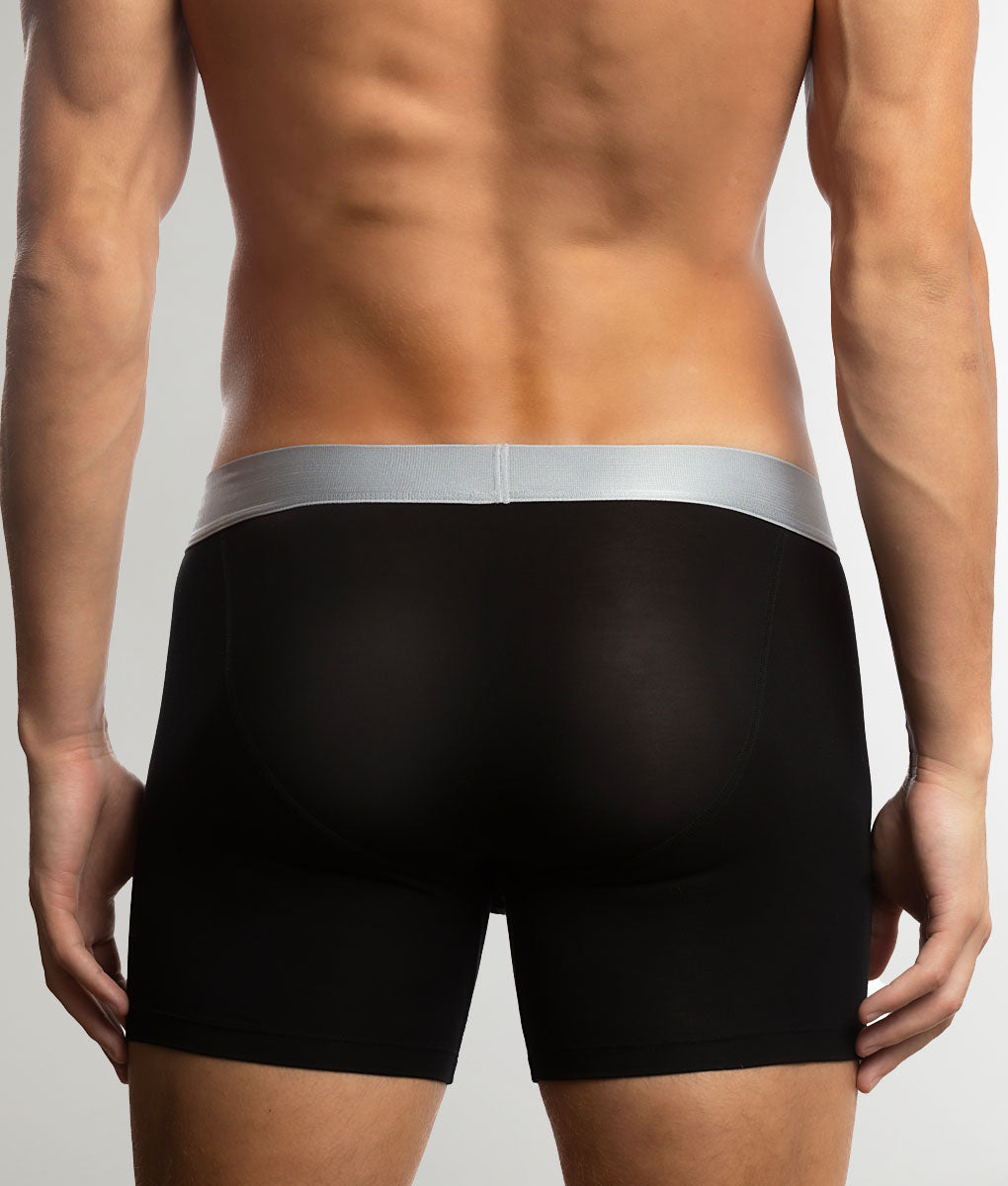 Jack Adams Zen Modal Boxer Brief Black