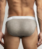 Jack Adams Bamboo Brief Heather-grey