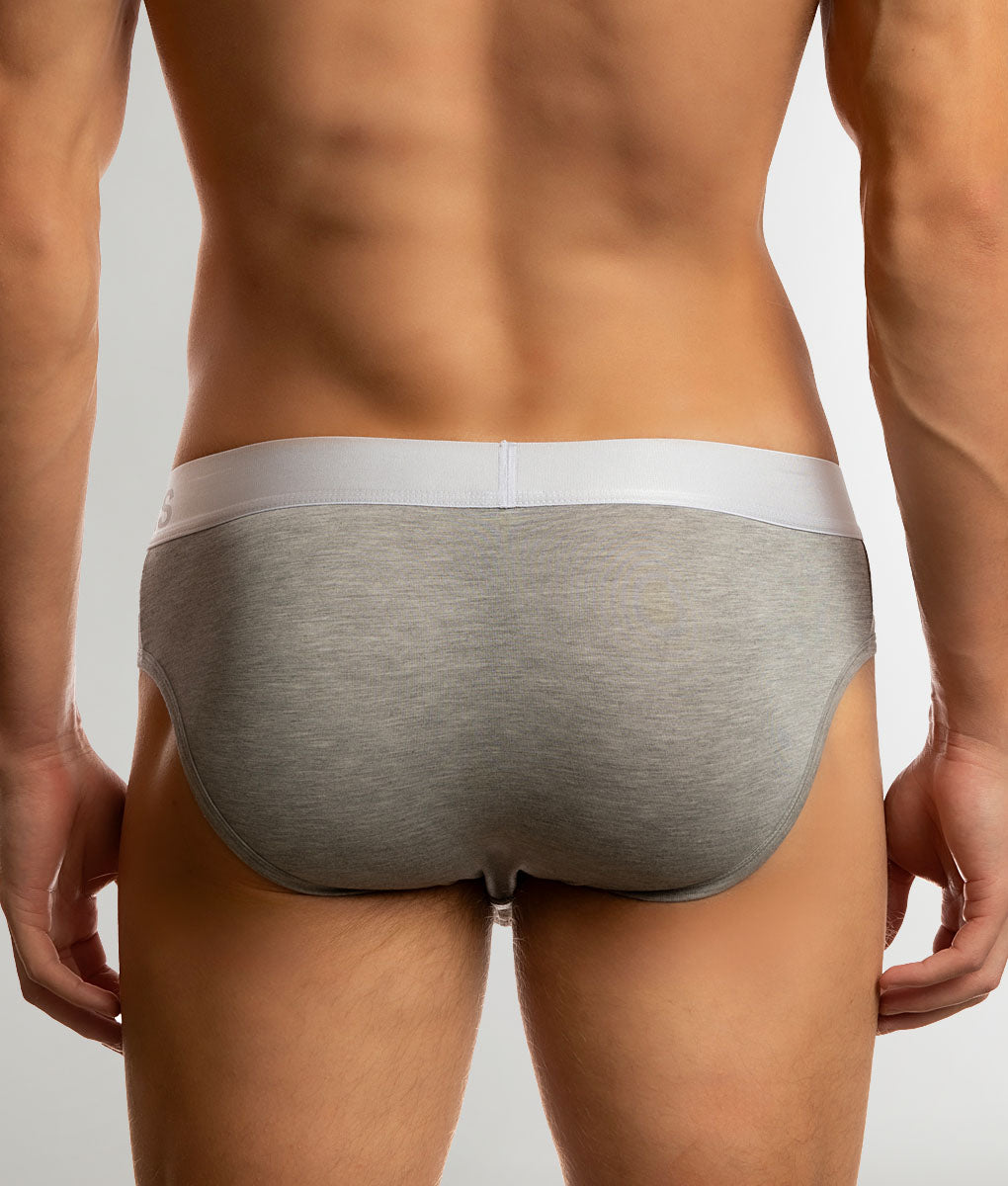 Jack Adams Zen Modal Brief Heather-grey
