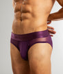 Jack Adams Monochrome Mesh Brief Imperial-purple