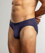 Jack Adams Barely There Modal Bikini Brief Eclipse - mens bikini briefs low rise ribbed modal, profile view