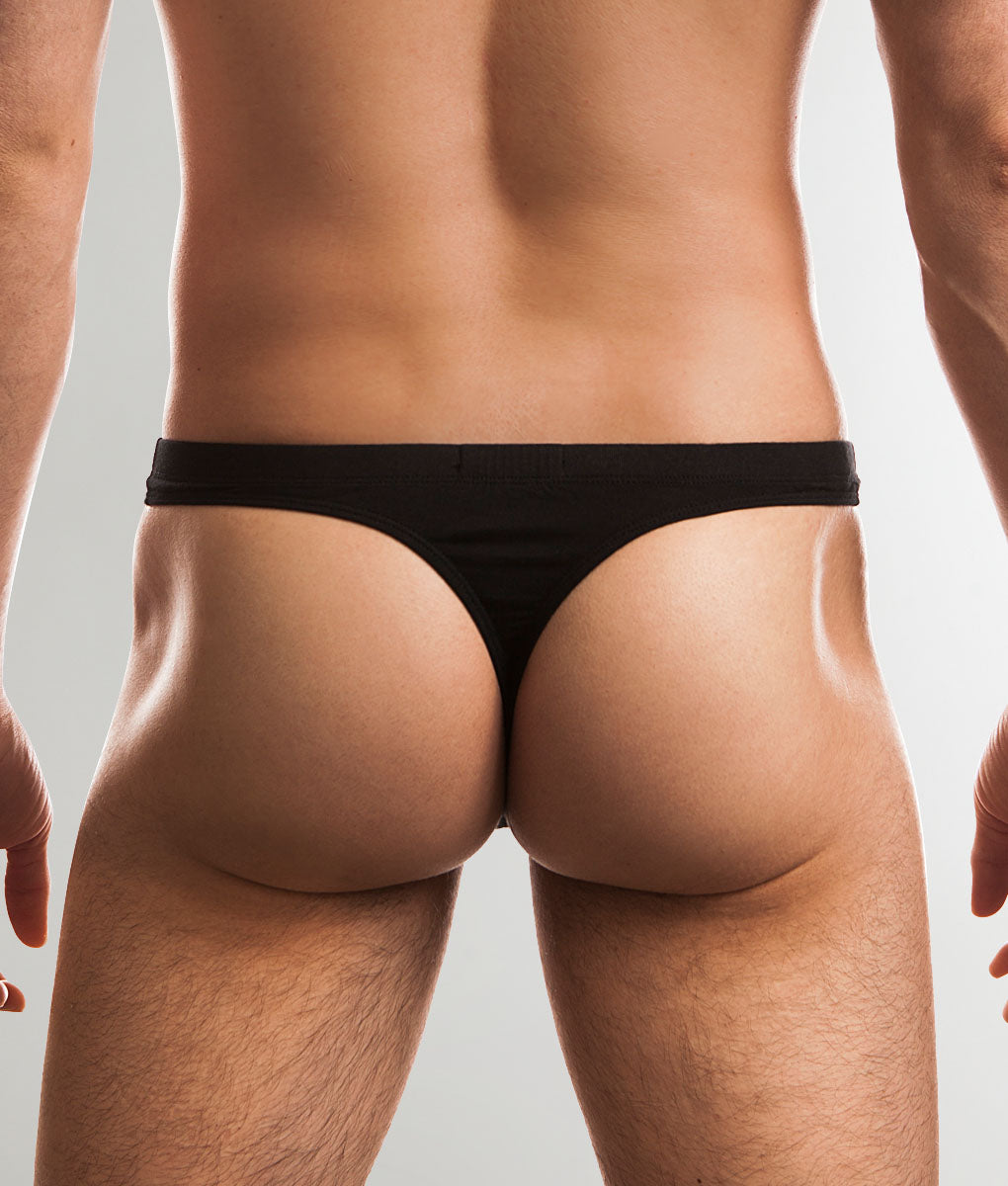Jack Adams Modal Bikini Thong Black
