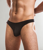 Jack Adams Modal Bikini Thong Black