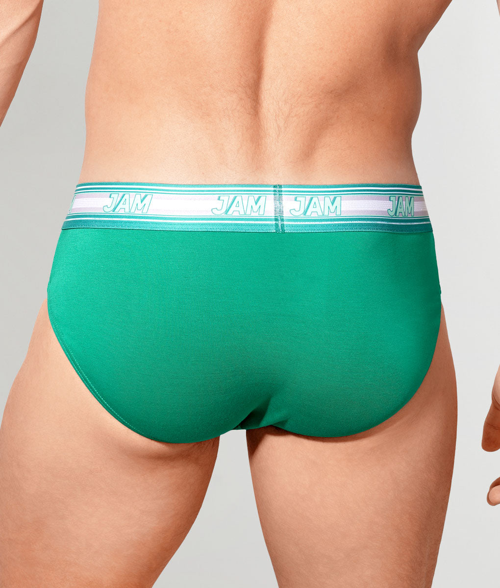 JAM Raquet Brief Green