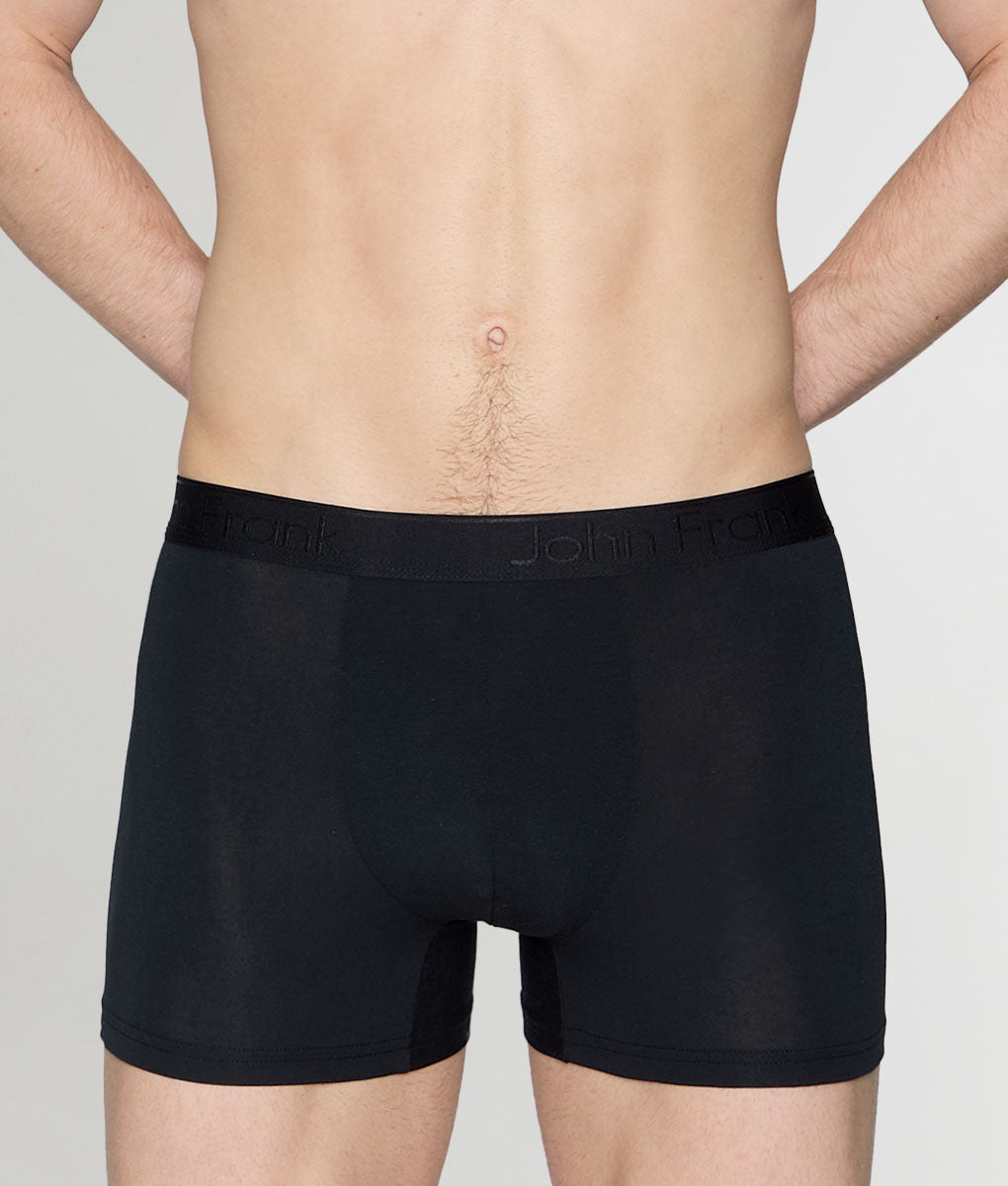 John Frank Natural Modal Trunk Black