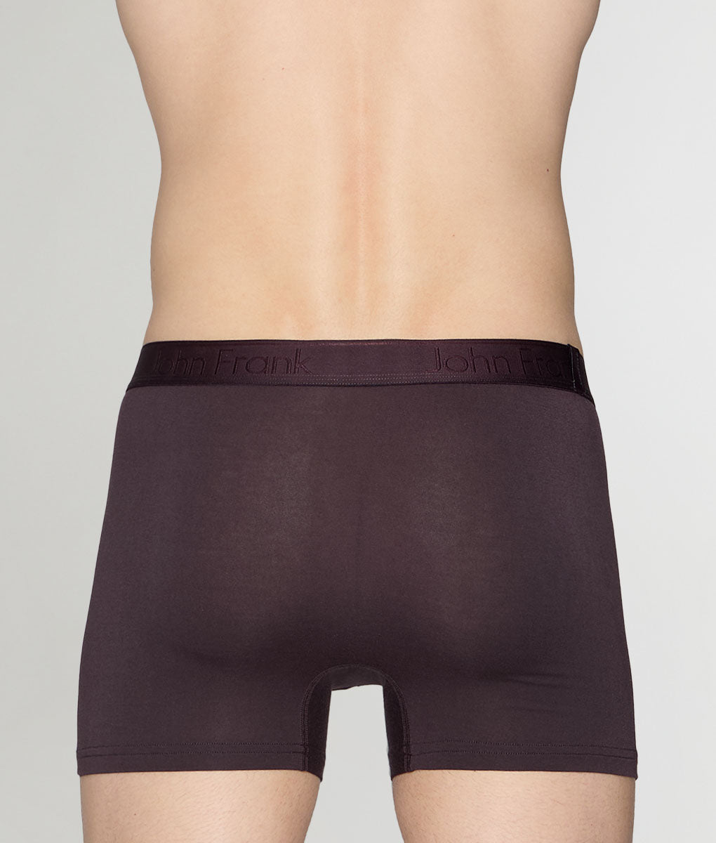 John Frank Natural Modal Trunk Dark-purple