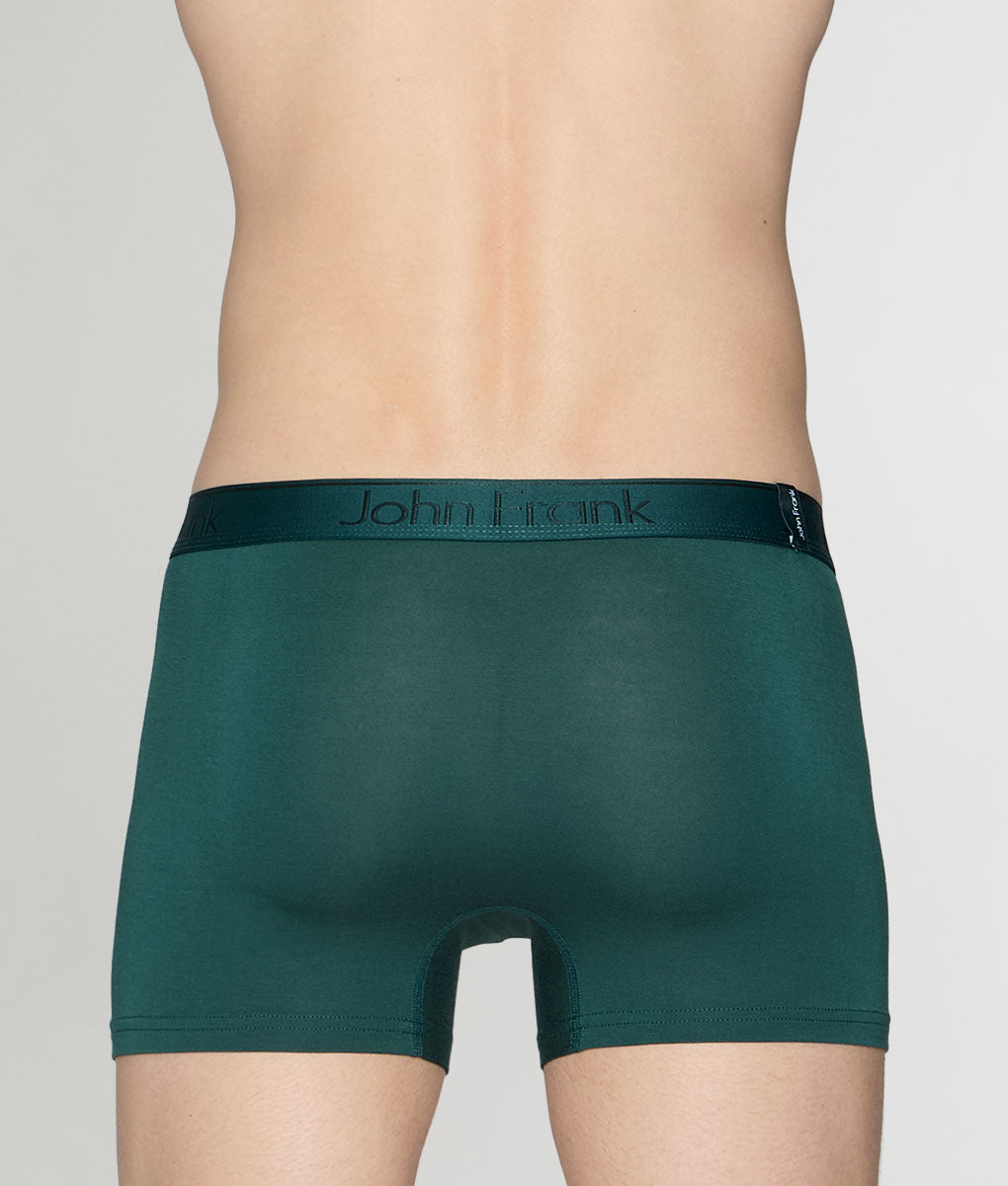 John Frank Natural Modal Trunk Green