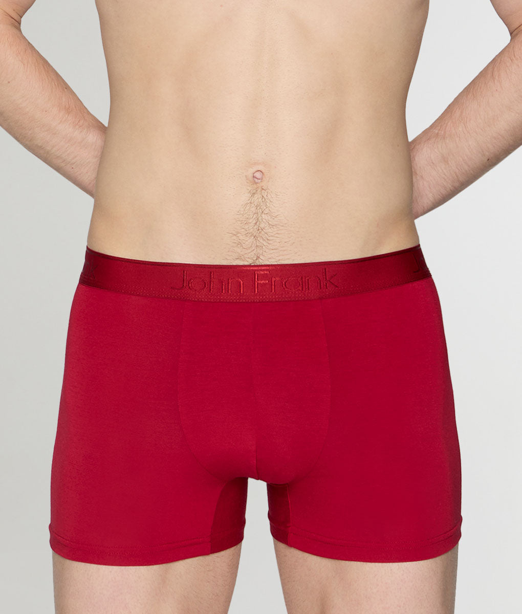 John Frank Natural Modal Trunk Red