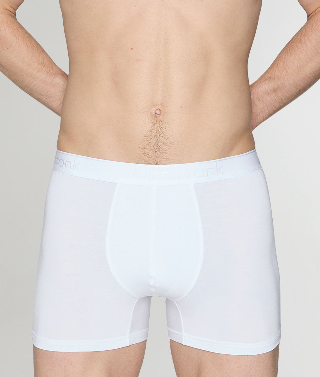 John Frank Natural Modal Trunk White