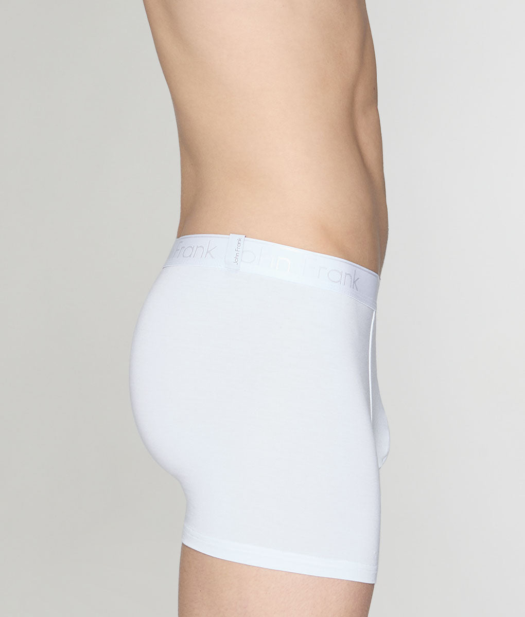John Frank Natural Modal Trunk White