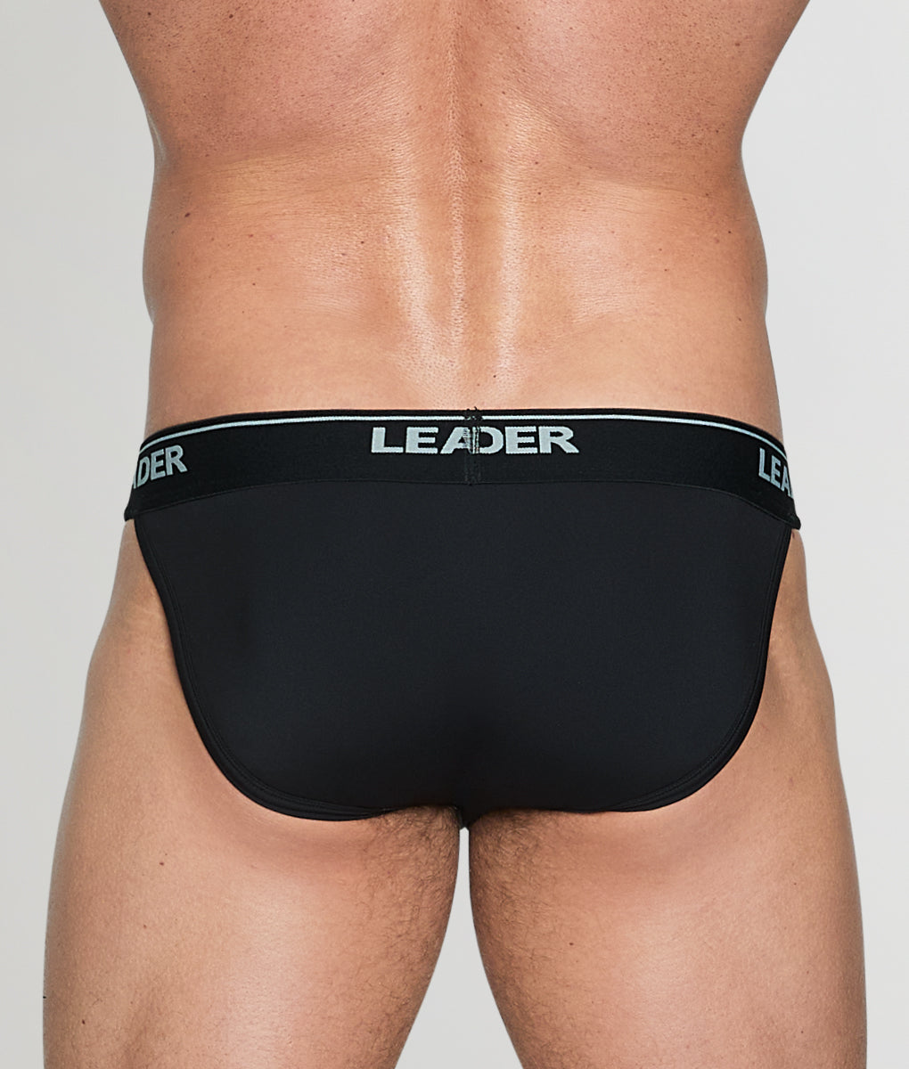 Leader Sports Brief Black