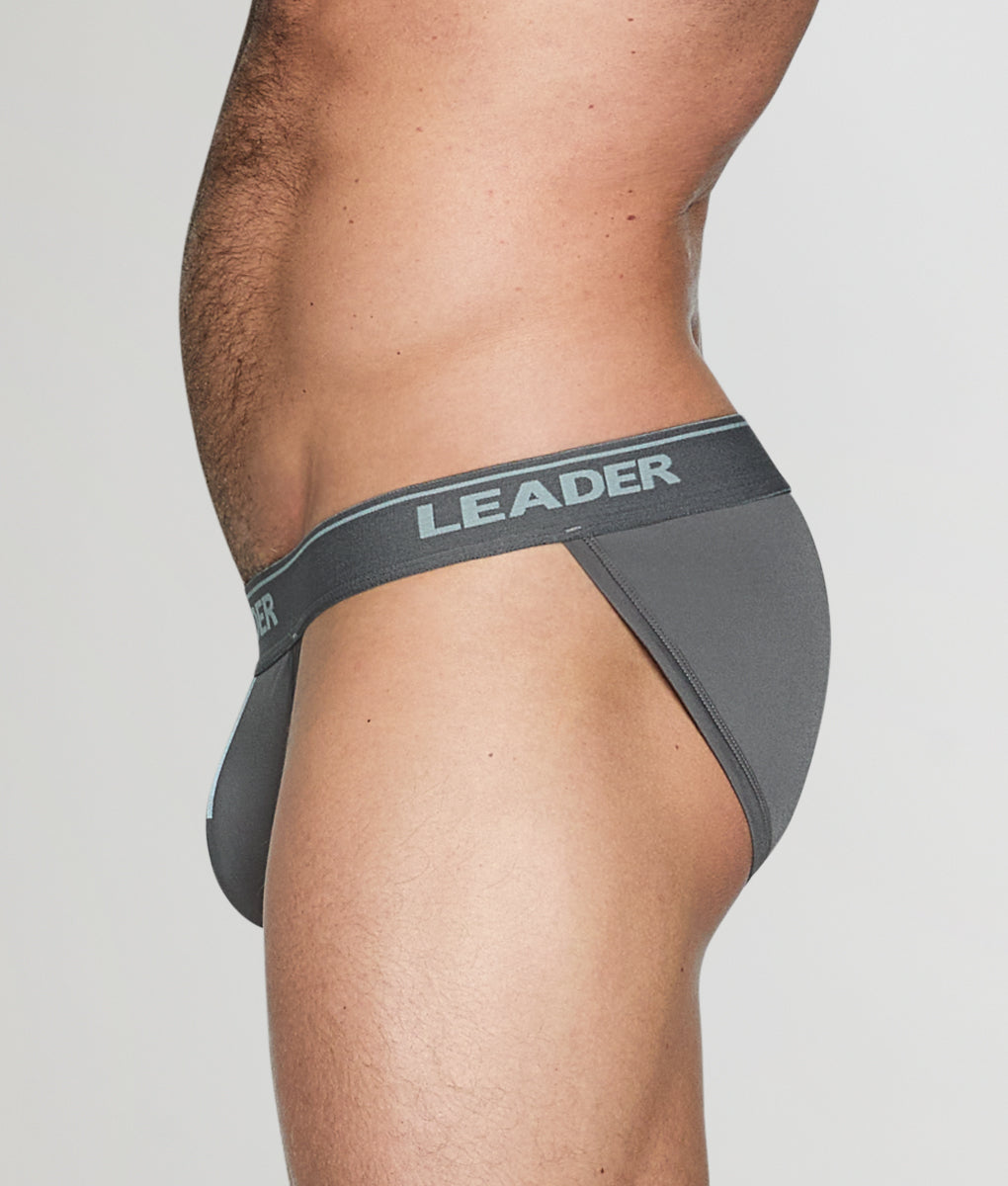 Leader Sports Brief Taupe