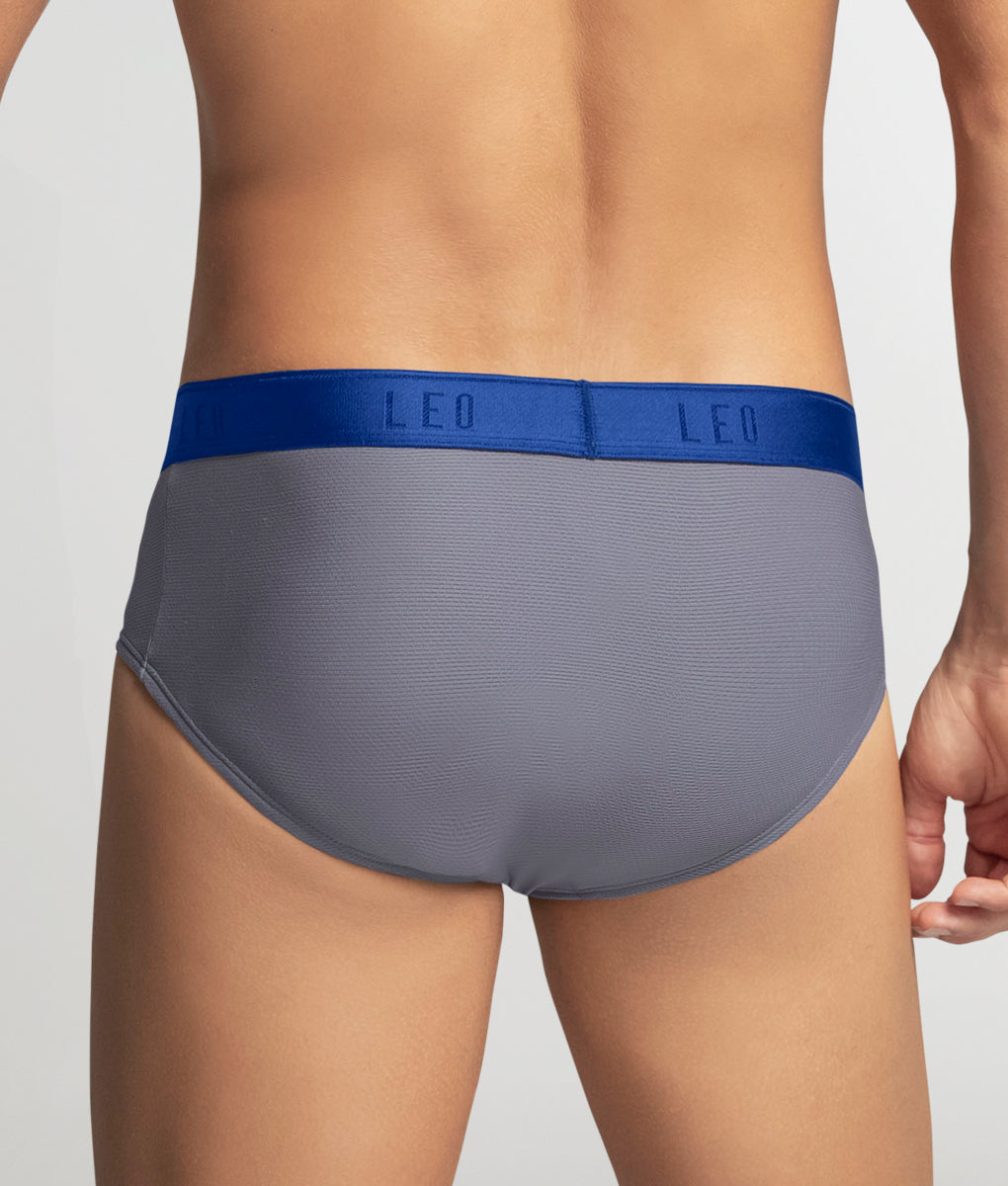 Leonisa Ultra-Light Brief Light-grey-blue-waistband