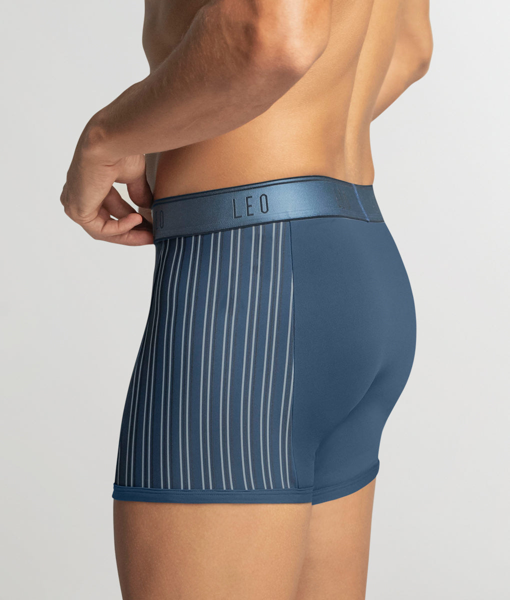 LEO Perfect Fit w/ Contrast Details Trunk Grey