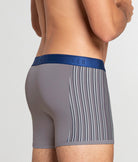 LEO Perfect Fit w/ Contrast Details Trunk Light-grey-blue-waistband