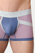 Awry Lift Trunk Lavender Haze - breathable 4-way stretch mesh fabric detail, rear view