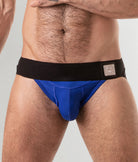 Locker Gear Wide Waistband Jockstrap Blue