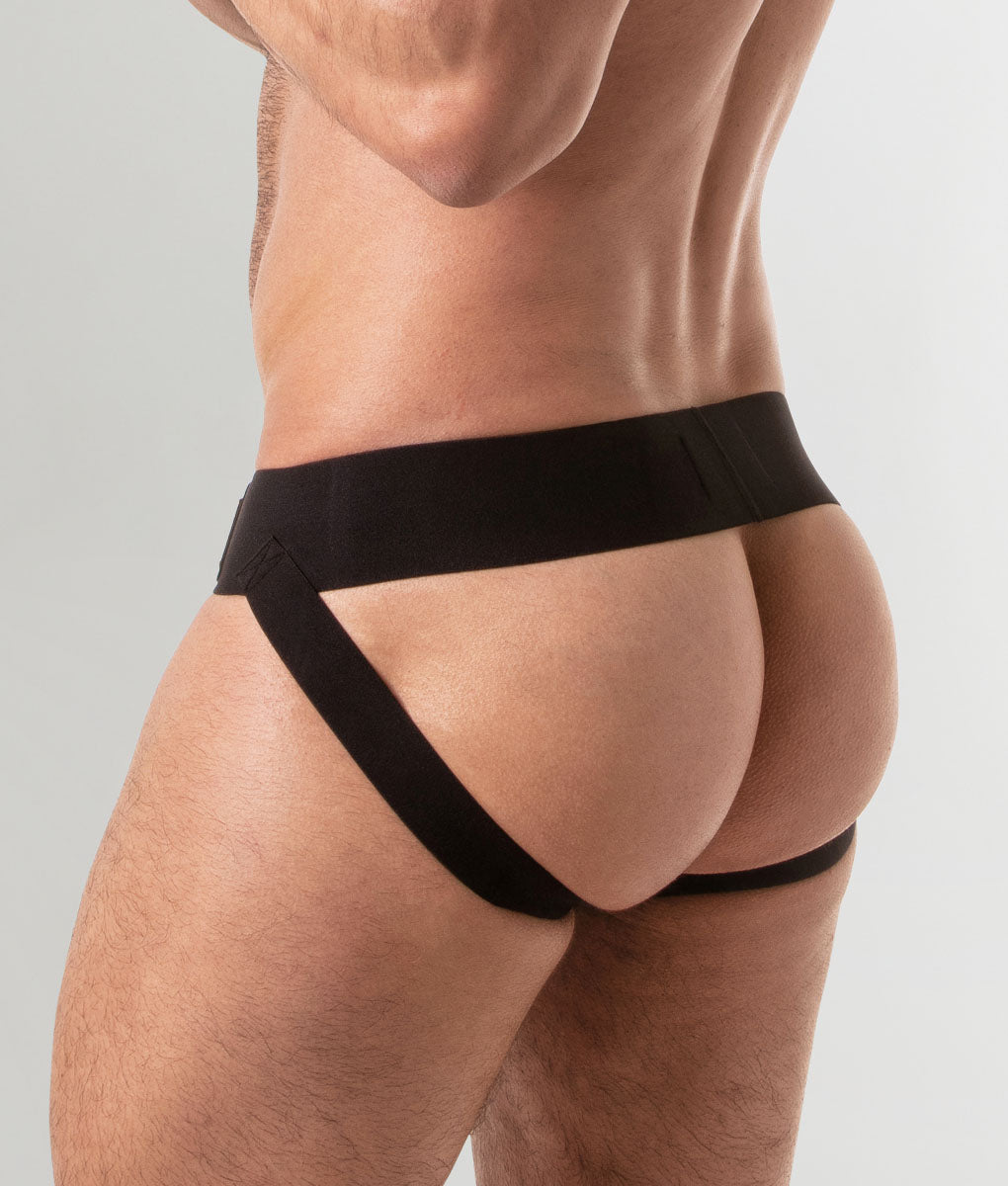 Locker Gear Wide Waistband Jockstrap Black