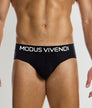 Modus Vivendi Silk Classic Brief Black-white