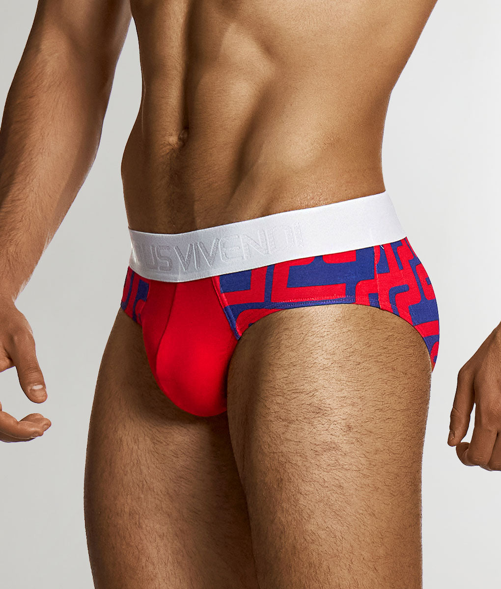 Modus Vivendi Labyrinth Combo Brief Red-blue